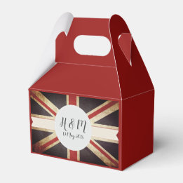 Ballotins Harry Meghan Gable Style Mariage Favor Box