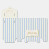 Ballotins Harry Potter Hedwig Rayure Bleue Baby Shower (Déplié)