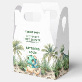 Ballotins Hatching Bientôt Baby shower Dinosaur Ballotin (Ouvert)