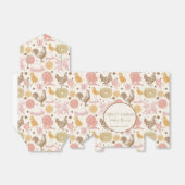 Ballotins Hatching Bientôt" Bébé Baby shower fille (Déplié)