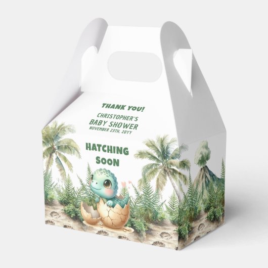 Ballotins Hatching Bientôt mignon Dinosaur Baby Boy Ballotin (Verso)