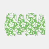 BALLOTINS HAWAIIAN HULA (HIBISCUS) LIME BALLOTIN (Déplié)