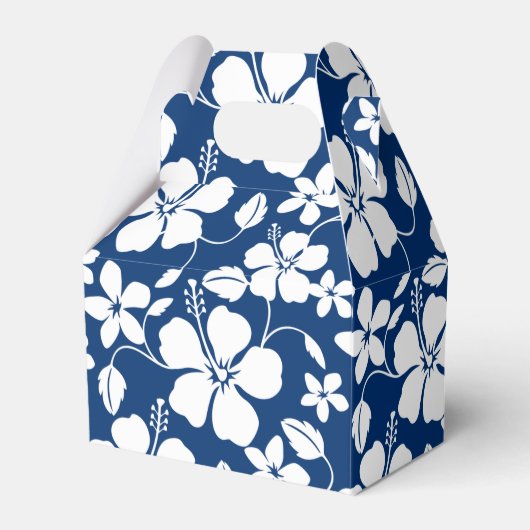 BALLOTINS HAWAIIAN HULA (HIBISCUS) NAVY (Verso)