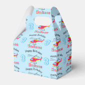 Ballotins Hélicoptère volant mignon Anniversaire Nom et âge (Arrière)