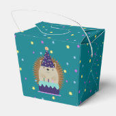 Ballotins Hérisson du Parti mignon avec fond de Confetti (Arrière)