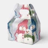 BALLOTINS HEUREUSE FAMILLE DE SNOWMAN (Arrière)