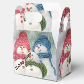 BALLOTINS HEUREUSE FAMILLE DE SNOWMAN (Ouvert)