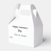 Ballotins Heureuse Sainte-Valentin ajouter nom date simple m (Arrière)