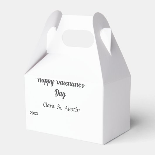 Ballotins Heureuse Sainte-Valentin ajouter nom date simple m (Arrière)