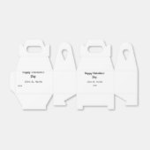 Ballotins Heureuse Sainte-Valentin ajouter nom date simple m (Déplié)