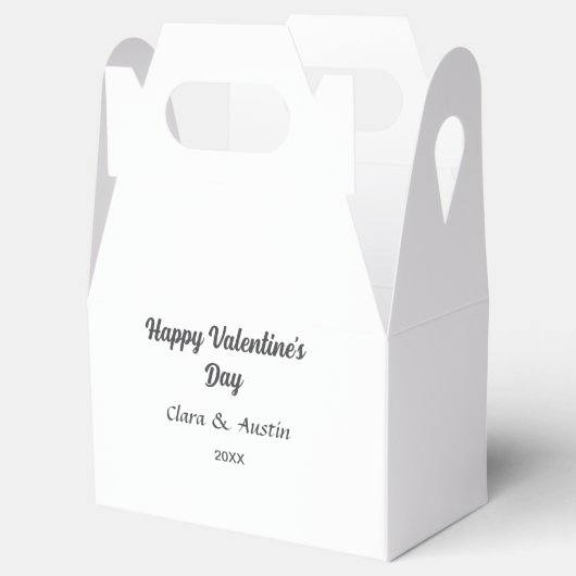 Ballotins Heureuse Sainte-Valentin ajouter nom date simple m (Ouvert)