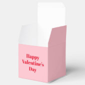 Ballotins Heureuse Sainte-Valentin, cadeau rose rouge (Ouvert)