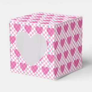 Ballotins Heureuse Sainte-Valentin Coeur rose plat