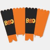 Ballotins Hey Boo Cute Citrouille Typographie Dessin Art (Déplié)