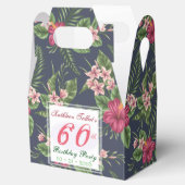 Ballotins Hibiscus 60e anniversaire Merci Ballotin (Ouvert)