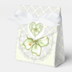 Ballotins Hibiscus & dentelle BLANC