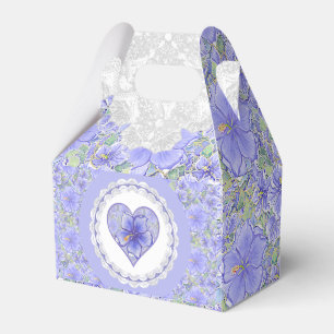 Ballotins Hibiscus & dentelle BLEU