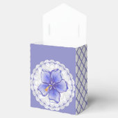 Ballotins Hibiscus & dentelle BLEU (Ouvert)