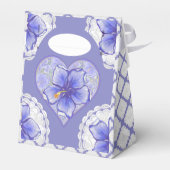 Ballotins Hibiscus & dentelle BLEU (Arrière)