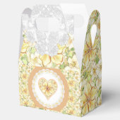 Ballotins Hibiscus & dentelle JAUNE (Ouvert)