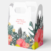 Ballotins Hibiscus Hawaii Tropical Main Tirée Bright Mariage (Ouvert)