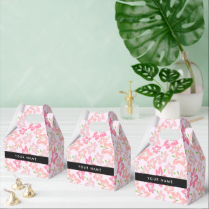Ballotins Hibiscus rose, Fleurs roses, Votre nom