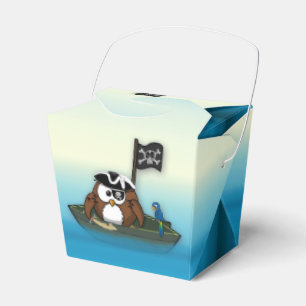 Ballotins hibou pirate boîte de faveur