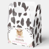 Ballotins Highland Cow Ballotin de fête d'anniversaire (Ouvert)