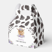 Ballotins Highland Cow Ballotin de fête d'anniversaire (Arrière)