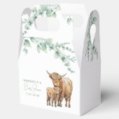 Ballotins Highland Cow Greenery Boho Farm Baby shower animal (Ouvert)