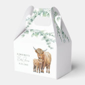 Ballotins Highland Cow Greenery Boho Farm Baby shower animal (Verso)