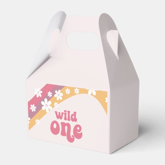 Ballotins Hippie Daisy bohème Wild One Arc-en-ciel (Verso)