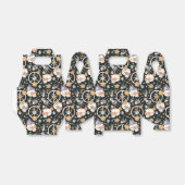 Ballotins Hippie Halloween Skulls et Fleurs Motif (Déplié)