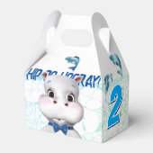 Ballotins Hippo Blue Fish Boy Anniversaire (Arrière)
