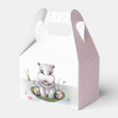 Ballotins Hippo River Adventure Girl Baby shower (Arrière)