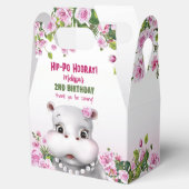 Ballotins Hippo rose florale fille anniversaire (Ouvert)