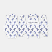 Ballotins Hippocampe bleu et blanc (Déplié)