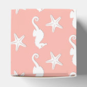 Ballotins Hippocampe et étoiles de mer - Corail clair rose (Haut)