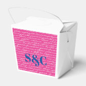 Ballotins Histoire d'amour écrite à la main INITIALES Couple (Arrière)