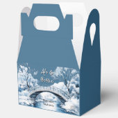 Ballotins Hiver Country Water Stream Bridge Mariage Custom (Ouvrir)