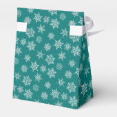 Ballotins Hiver Feu de neige Turquoise Blue Holiday (Arrière)