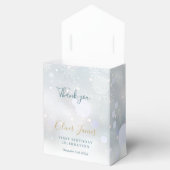 Ballotins Hiver Onederland 1er anniversaire Bleu et or (Ouvert)