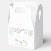 Ballotins Hiver Onederland Blue Gold Snowflacon (Ouvert)