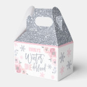 Ballotins Hiver ONEderland Pink Silver Fête de flocon de nei (Arrière)