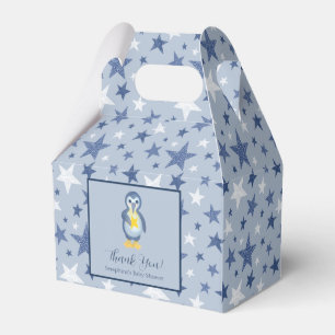Ballotins Hiver Penguin Stars Motif Merci Baby shower