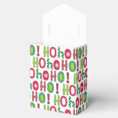 Ballotins Ho Ho Ho Christmas Fun Modern Rouge Vert Motif (Ouvert)
