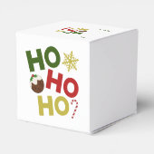 Ballotins HO HO HO+Christmas Pudding, bonbons, flocon de nei (Arrière)