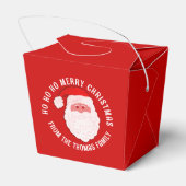 Ballotins Ho Ho Ho Noël Père Noël rouge coutume (Arrière)