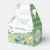 Ballotins Hole In One Boy Golf First Birthday Par-Tee (Arrière)