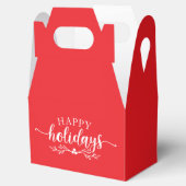 Ballotins Holiday Favor Gift Box (Ouvert)